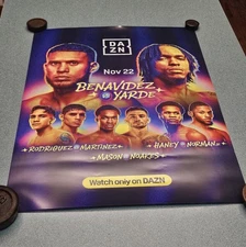 Benavidez vs Yarde Boxing Promo Posters 