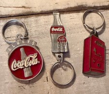 Set Of 3 Coca-Cola Key Chains