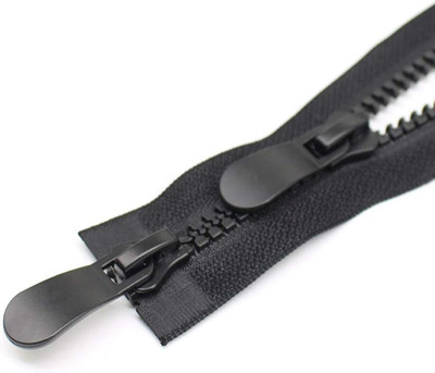#8 44 Inch Two Way Separating Zipper Large Plastic Zippers for Sewing Coat Parka