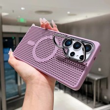 Magsafe Dissipate Cover Heat Breathable Mesh Holder Case For Samsung S25 S24 S23