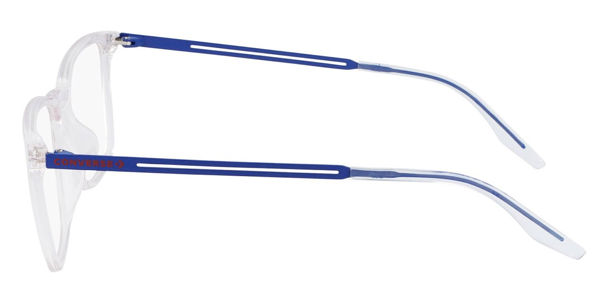 Converse CV8000 Eyeglasses Men Crystal Clear Square 52mm New 