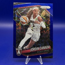 2025 Panini Prizm WNBA Jordin Canada Blue Velocity Prizm #120 Atlanta Dream