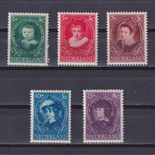 NETHERLANDS 1955, Sc #B286-B290, Child welfare, MH
