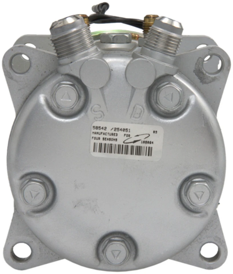 Compresor de aire acondicionado Four Seasons 58542 para 92-94 Freightliner MB60 MB70 Foto 3 de 4