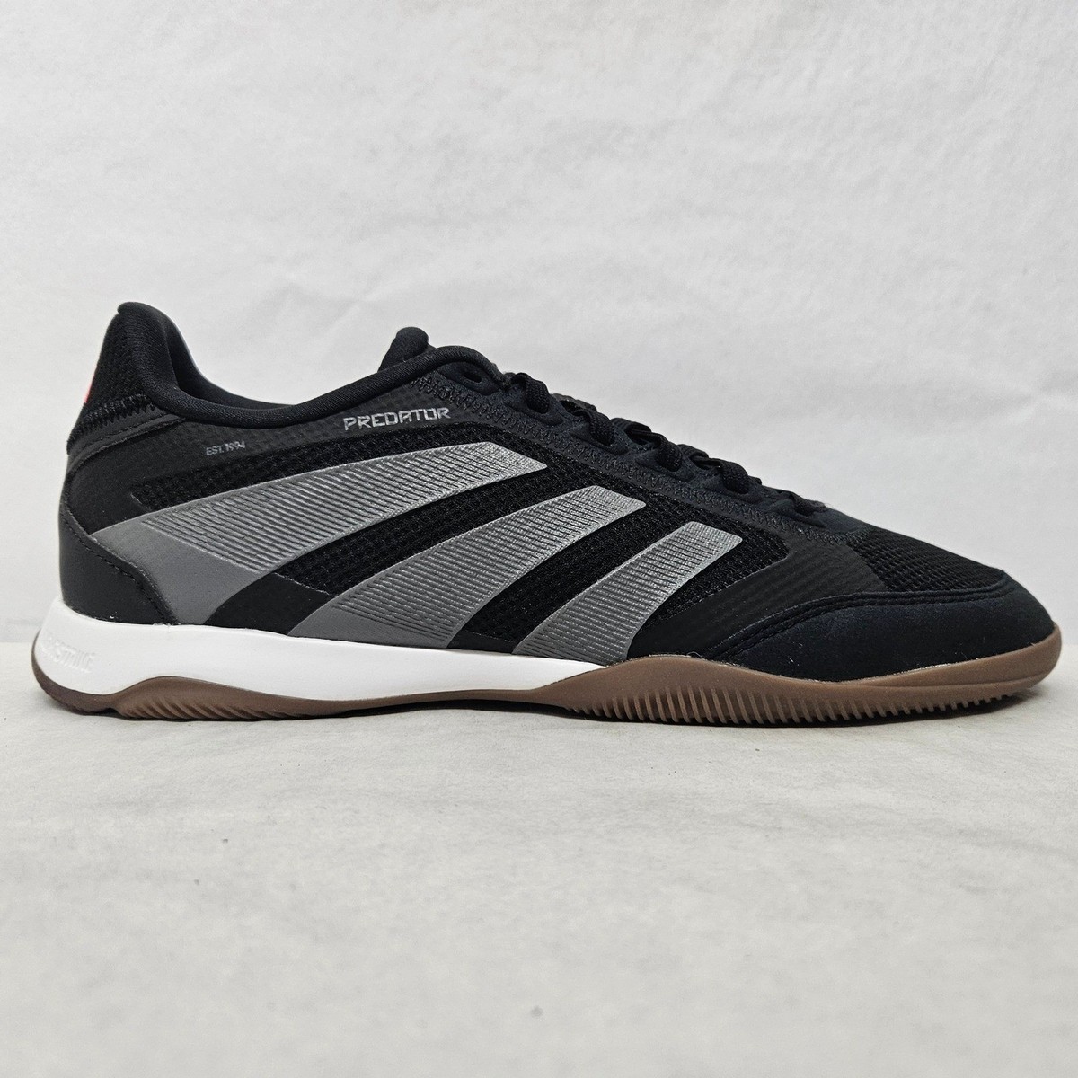 Adidas Predator League Indoor Soccer Shoes ID3781 Black Grey  display picture 2