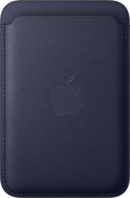 Apple iPhone Feingewebe Wallet mit MagSafe navy / Original Neuware / vom Händler