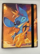 Rockstar Stitch 80 Card Portfolio Binder Disney Lorcana Winterspell