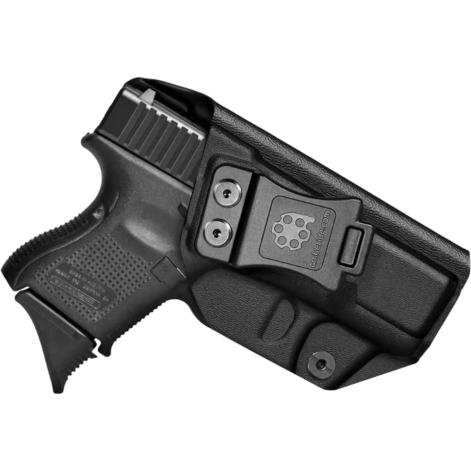 Gun Holster IWB & OWB KYDEX Holster Fit: Glock 26 27 (Gen 1-5) &Glock 33 (Gen 3) - Image 2 of 4
