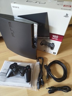 Sony Playstation 3 Slim 160GB in OVP CiB in sehr gutem Zustand 4.70 CECH-2504A