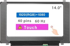 LCD Screen for Lenovo Thinkpad T480 20L5 20L6 Series FHD 40pin Touch Display