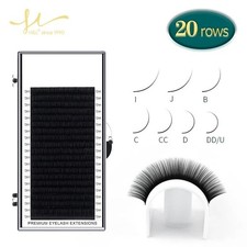 Classic Individual Eyelashes Lashes Faux Mink Semi Permanent Extensions Salon UK