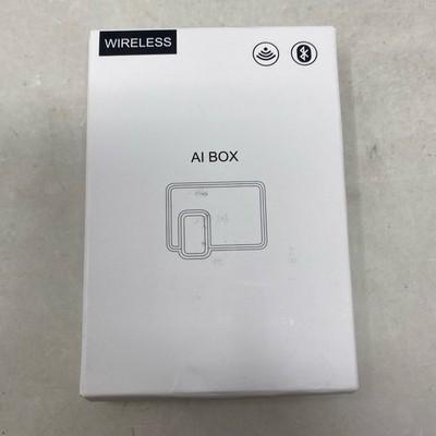 Unbranded Mini AI Box Black - Wireless Android Auto & CarPlay Adapter with Net
