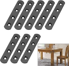 8Pcs Stainless Steel Flat Plates - 4 Inch Heavy Duty Mending Plate Straight Corn