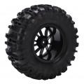 RC Vehicle Räder Und Reifen Set Schwarz Mit Kunststoff-Hub Für Monster Truck GOD - Bild 12 von 14