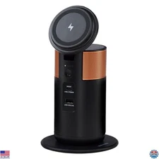 92W Portable Charging Hub for Laptops, Tablets, Wireless Charging, USB-C & USB-A