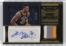 2018-19 Panini Dominion Gold 4/10 Thaddeus Young #CS-TYG Auto ms9