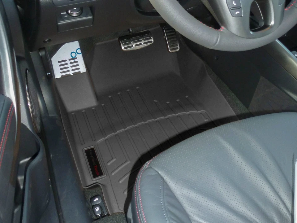 Forro de piso WeatherTech para Kia Forte 2010-2013 - primera fila, negro Foto 2 de 4