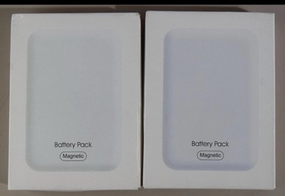 2 Pack Magnetic Phone Battery Pack Portable External Power Bank 5000 mah