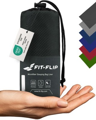 Fit-Flip Hüttenschlafsack ultraleicht, Mikrofaser Schlafsack Inlay