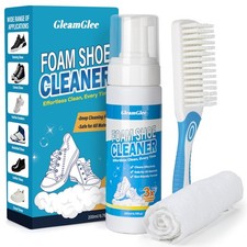 Sneaker Cleaner Kit 6.76oz Deep Cleaning Brush Towel For White Shoes Stain Remov