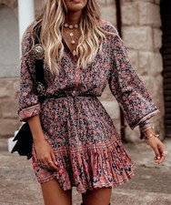 Spell & The Gypsy Jasmine Dress sM Longsleeve Boho