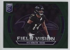 2025 Panini Donruss Elite Field Vision Green Kyle Hamilton #4 1s0w
