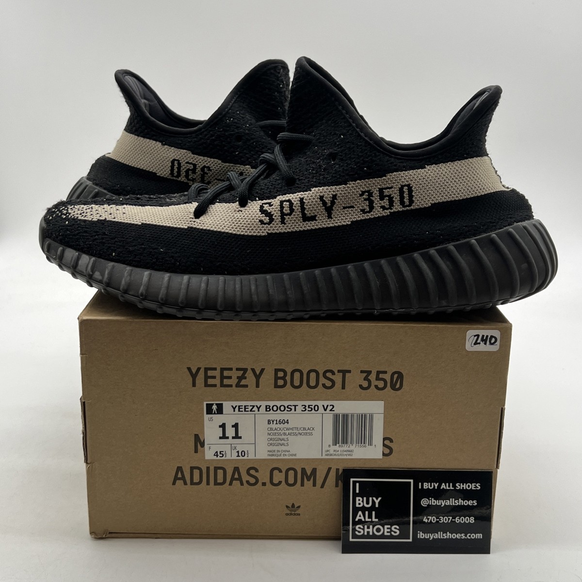 Size 11 - Adidas Yeezy Boost 350 V2 Low Oreo (BY1604 Size 11 - Adidas Yeezy Boost 350 V2 Low Oreo (BY1604
