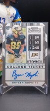 🔥Brycen Hopkins (RC)🔥2020 Panini Contenders Draft Picks - College Ticket Auto