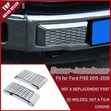 Chrome Front Bumper Corner Cover Trim For Ford f F-150 2015-2020 Accessories