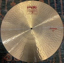 Paiste 20 2002 Flat Ride Cymbal As is Small Edge Dent