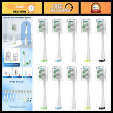 10 Replacement Toothbrush Heads for Water Flosser, Compatible with Complete Care