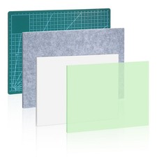 4 Pcs Leather Punch Pads, Craft Cutting Mat Craft Mat Sound Absorbing Pad and...