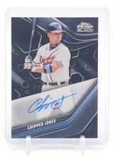 CHIPPER JONES 2023 TOPPS CHROME BLACK AUTO #CBA-CJ BRAVES Q5690