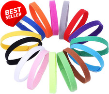 Puppy ID Collars 15 Colors Soft Adjustable Reusable Newborn Dogs Cats - US