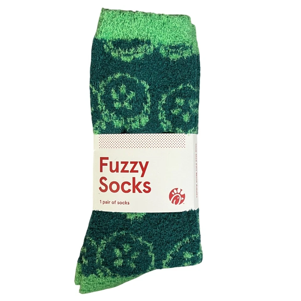 Chick-fil-A Calcetines Difusos Verde Novedad Calcetines Crew Talla Única Se Adapta a la mayoría de los Adultos Nuevos Foto 2 de 4
