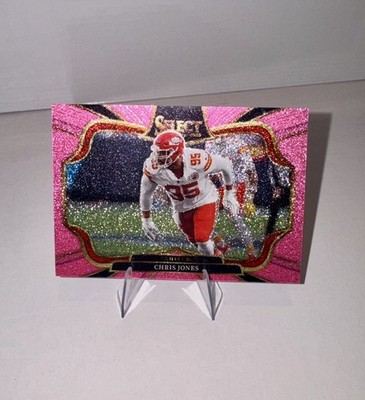 /15 Chris Jones    Pink Glitter Prizm    Field Level    2025 Panini Select