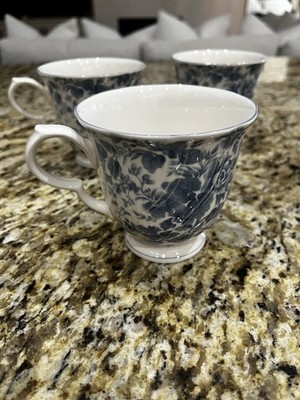 Vintage Nikko Blossom Time Tea Roses Coffee Cups ( 4 total) 