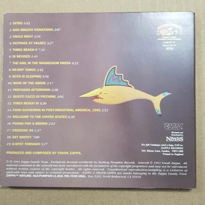FRANK ZAPPA / ENSEMBLE MODERN The Yellow Shark DIGI EX/VG+(CD) - Bild 4 von 4