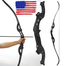 62" F Interface Recurve Bow Riser Aluminum Takedown Handle Hunting Archery US