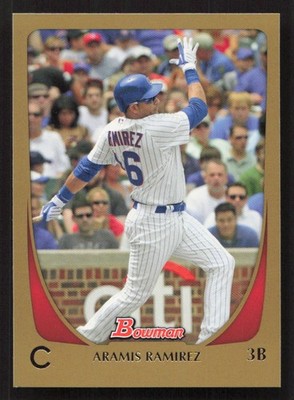 2011 Bowman Aramis Ramirez Gold #101 Card