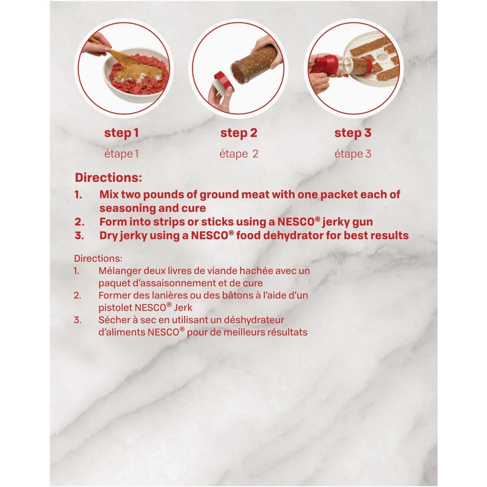 Condimento cecina de pimienta agrietada y ajo Nesco, 6 lb. Rendimiento BJG-6 Nesco BJG-6 Foto 2 de 4