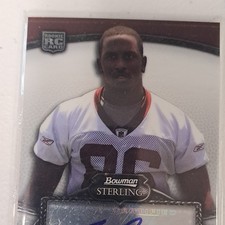 2008 Bowman Sterling Fred Davis Rookie Card #131 Washington Redskins Football. rookie card picture