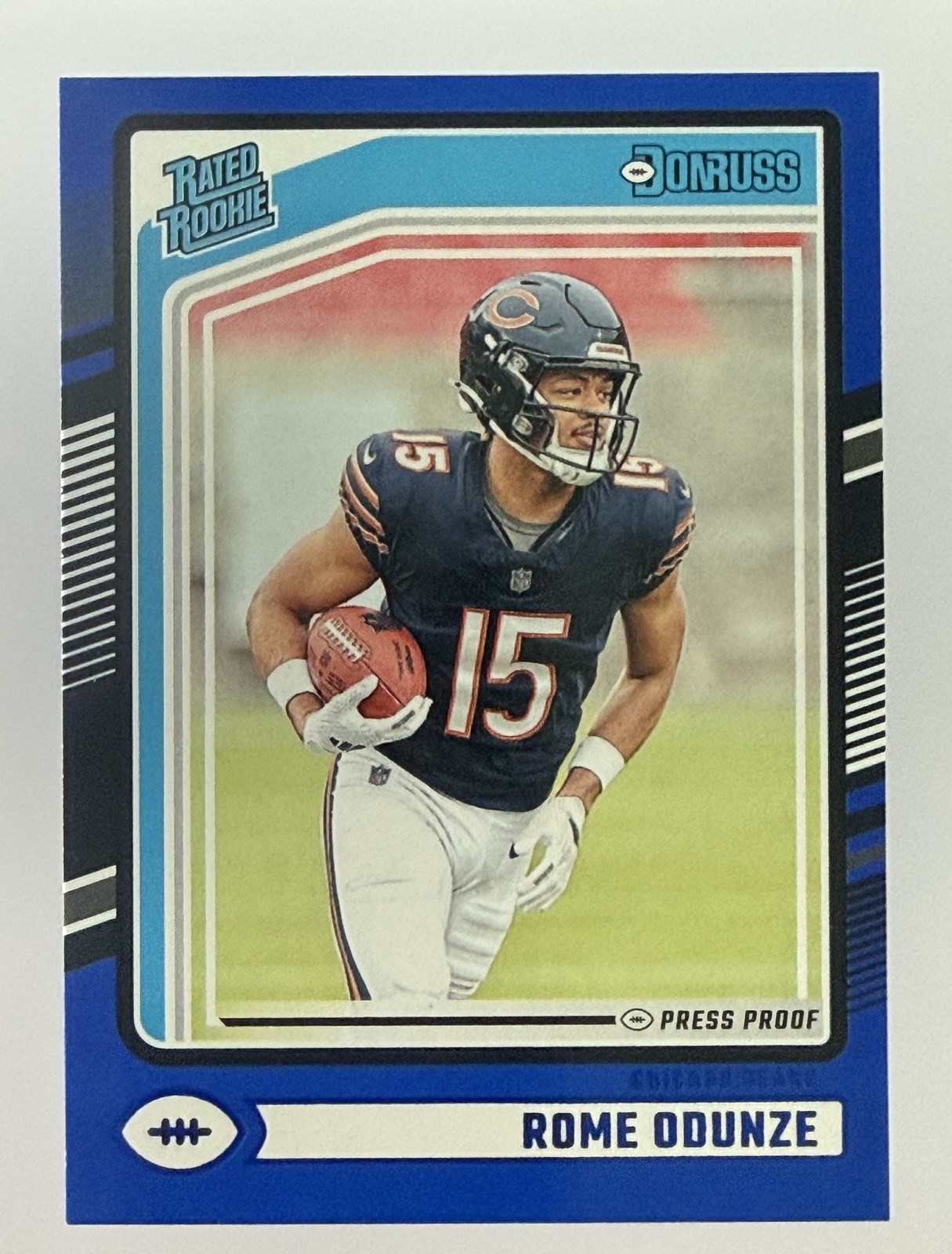 2024 Donruss - Press Proof Blue #309 Rome Odunze
