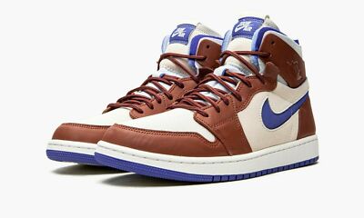 NIKE  Air Jordan 1 Zoom Air CMFT Royal‎ Redstone CT0979104 Mens 9.5 Womens Air Jordan 1 Zoom CMFT Redstone CT0979-104 | More  main image 4