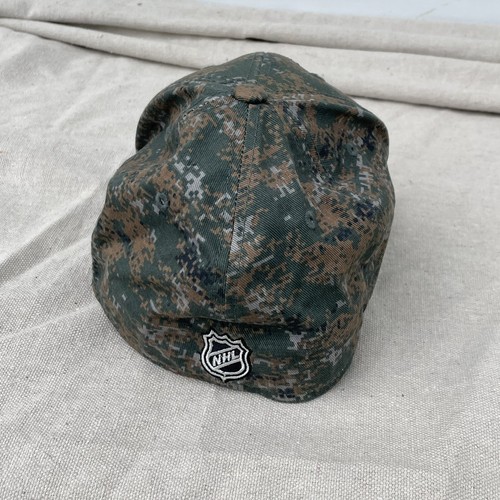 Sombrero camuflado Chicago Blackhawks para hombre auténtico Reebok camuflaje digital - Imagen 3 de 5
