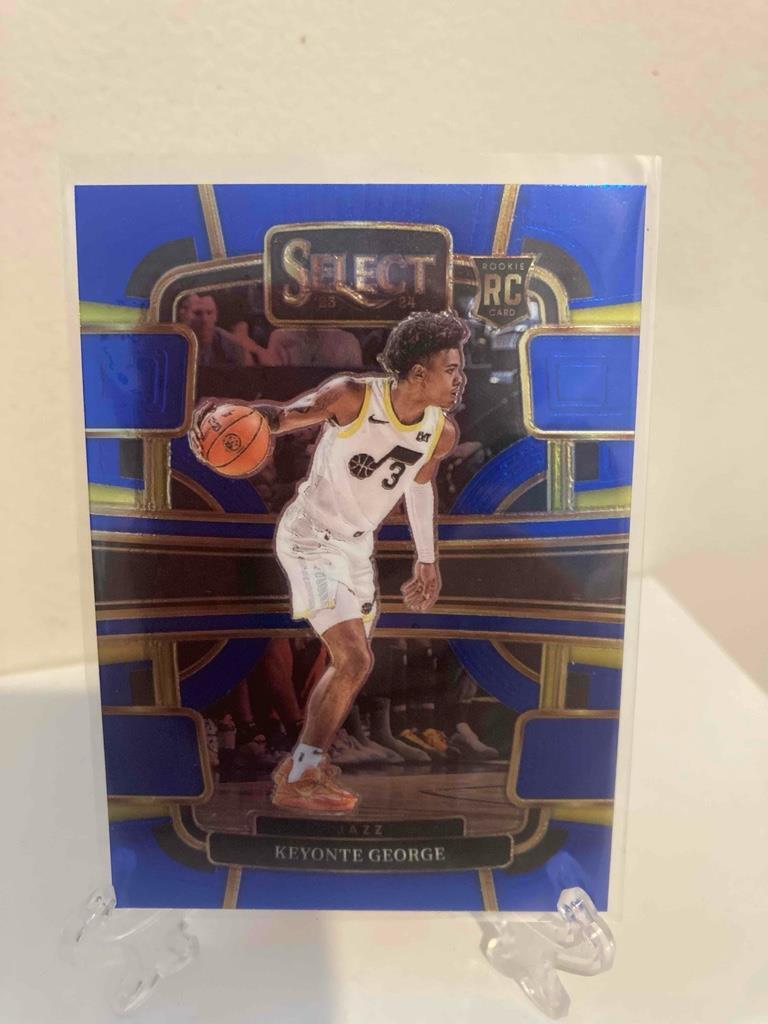 Keyonte George Blue Select Concourse #75 Utah Jazz RC Rookie Card