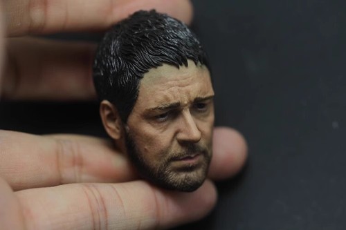 1:6 Russell Ira Crowe Gladiator Head Carved For 12 '' Male Soldie Figure Body - Picture 18 of 23