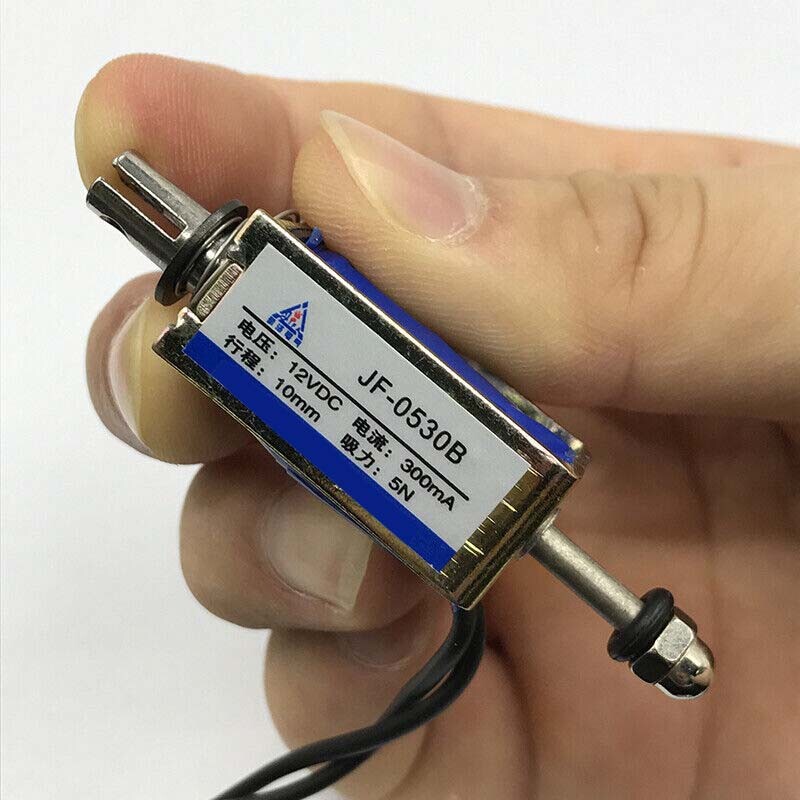 DC 5V-12V 6V Push Pull Type Micro Mini Solenoid Electromagnet - Foto 9
