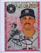 J.P. France  2023 Topps Chrome Platinum Toile Cream/Fuchsia Lava #/100 Rookie RC