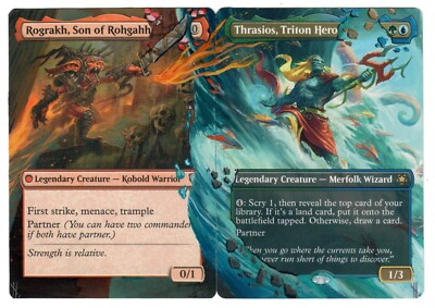 Rograkh & Thrasios Altered Art MTG Matching Hand Painted Borderless CEDH Cards | eBay Rograkh & Thrasios Altered Art MTG Matching Hand Painted Borderless CEDH Cards | eBay